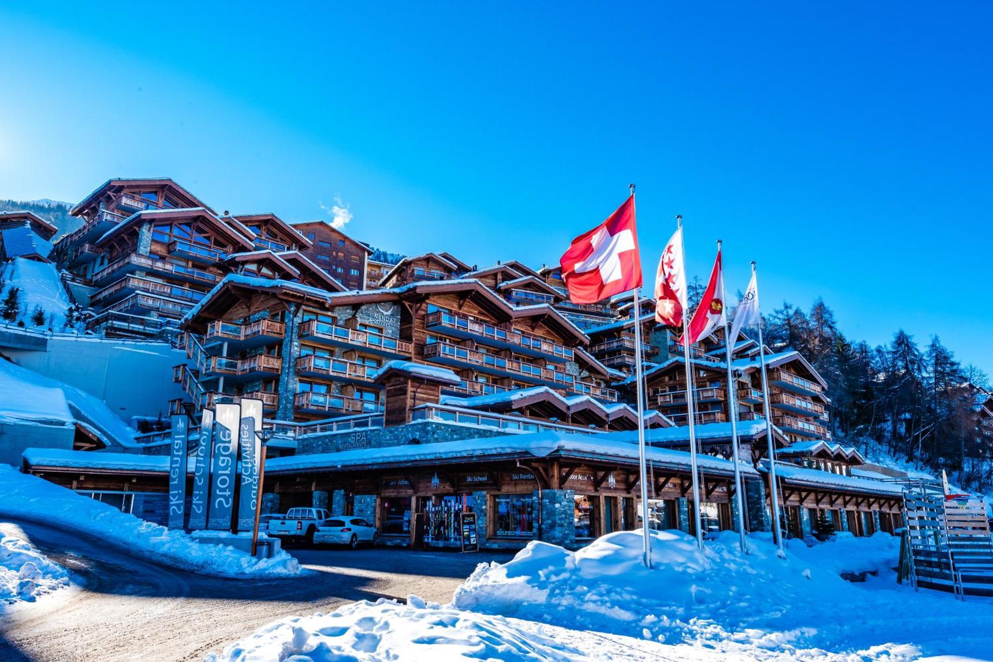Nendaz 4 Vallees & Spa 4* Superior Eksteriør billede